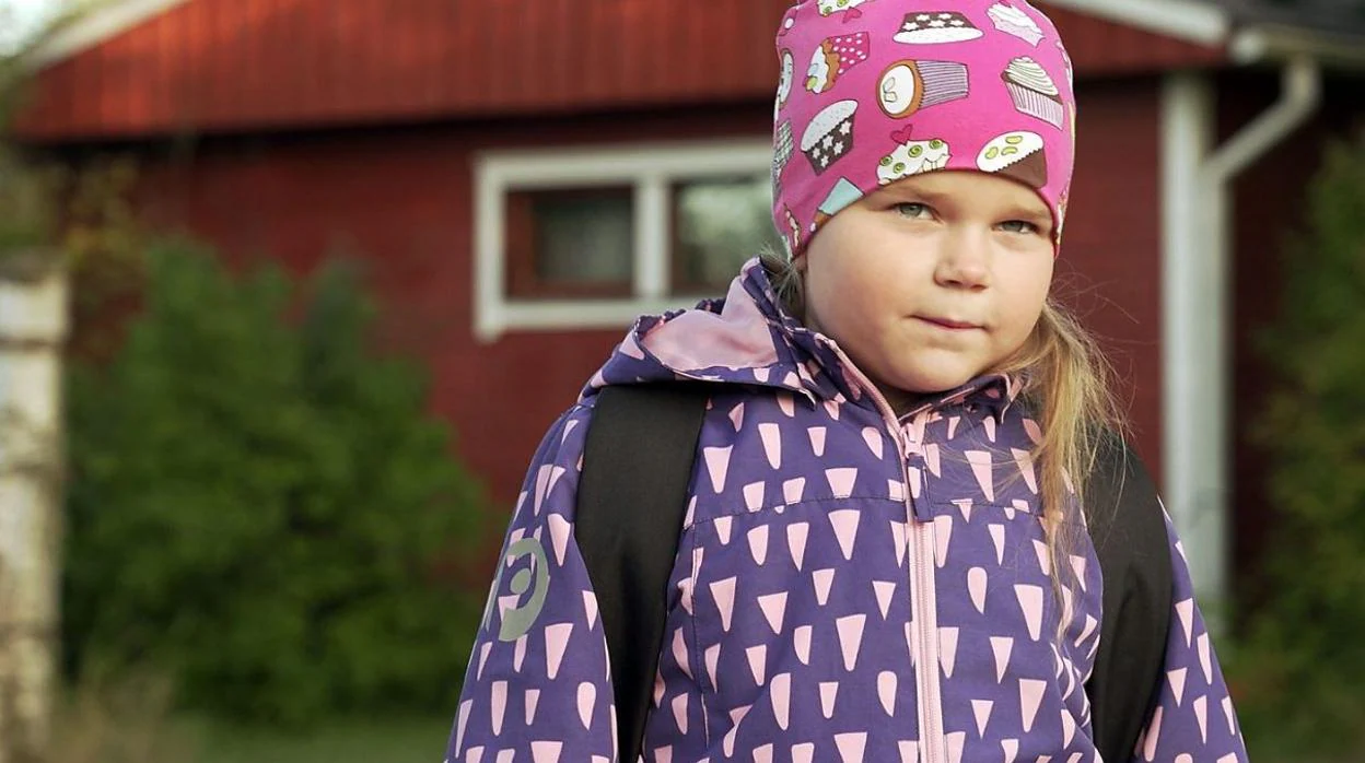 La única niña que nació en Lestijärvi antes de implantar la medida