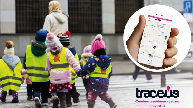 Así es la «app» que informa en tiempo real sobre la ruta que siguen tus hijos cuando van andando al colegio