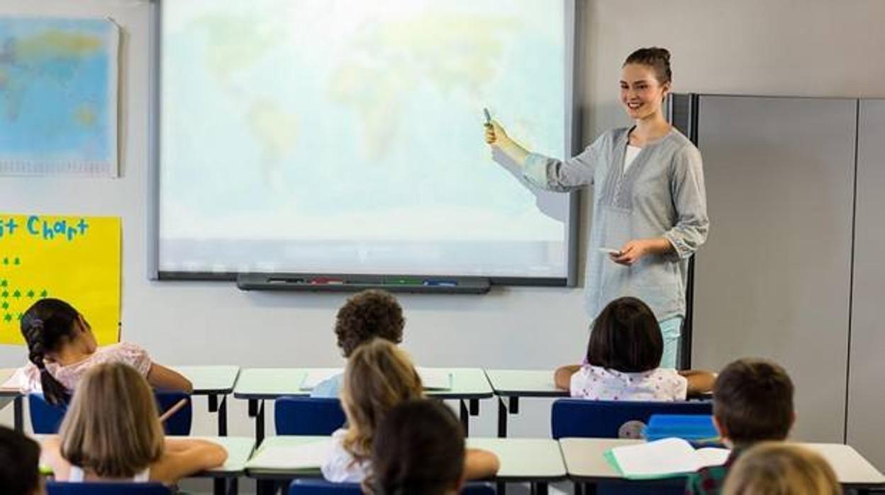 Aula de clase de grado inicial