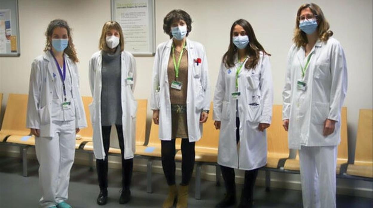 El equipo especializado del hospital Germans Trias