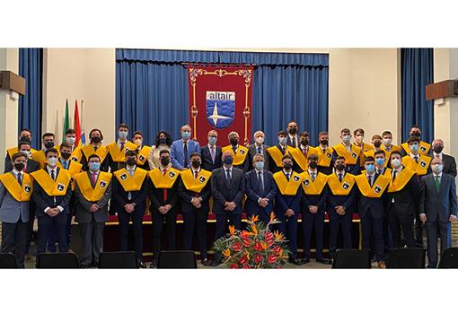 Acto de graduación de los alumnos de segundo de bachillerato del colegio Altair