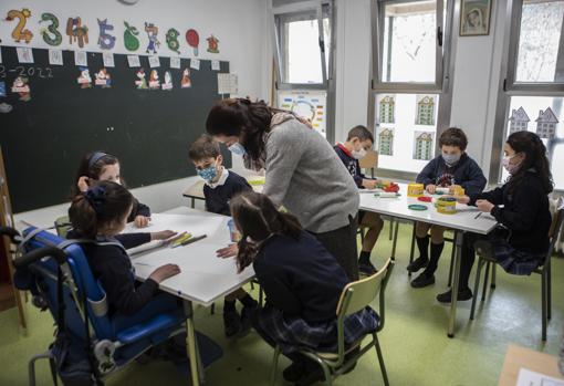 Un alula del colegio Sagrado Corazón de Chamartín