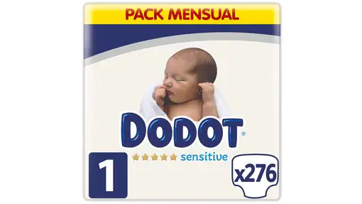 Sensitive pañales recién nacido de 2 a 5 kg talla 1 caja 84 unidades · DODOT  · Supermercado El Corte Inglés El Corte Inglés
