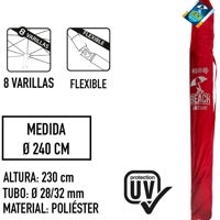 Imagen - Sombrilla de playa grande Aktive