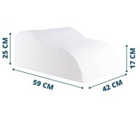 Imagen - Almohada viscoelástica para las piernas en cuña OrtoPrime