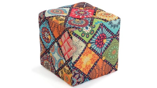 Puf diseño patchwork