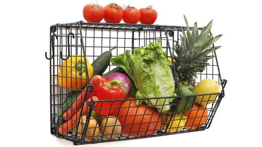 Cesta de almacenaje para colgar en la pared