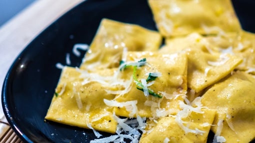 Plato de raviolis