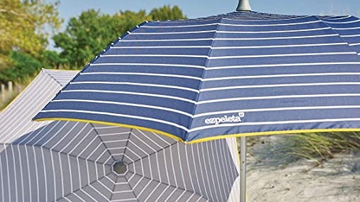 Ezpeleta - Sombrilla de playa super plegable con funda Fold&amp;Go