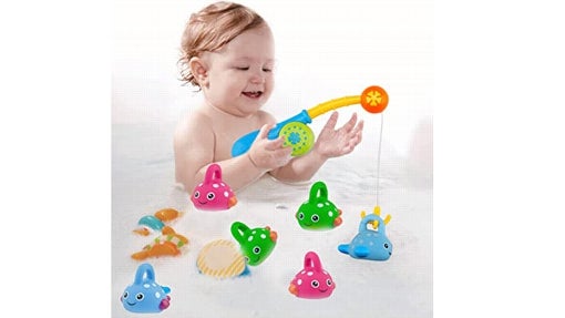 Juguete de baño de pesca