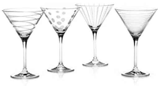 Pack de 4 vasos de Martini