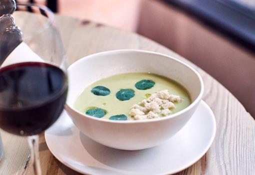 Crema de tomate verde de Fismuler