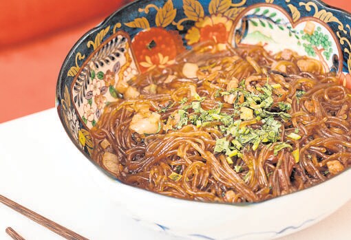 'Noodles' con boniato de China Crown