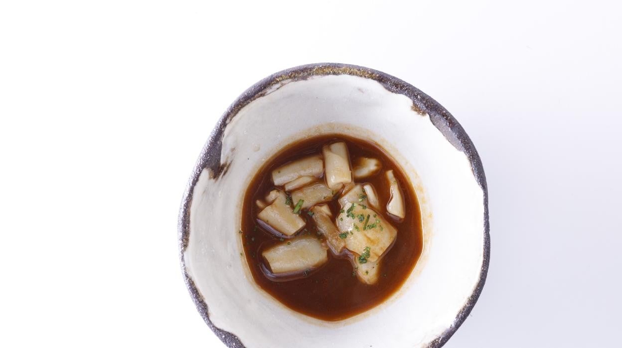 Guiso de callos de lantesa de Elkano, presentado en San Sebastián Gastronomika