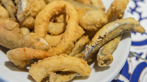 Fritura de pescado en La Giralda