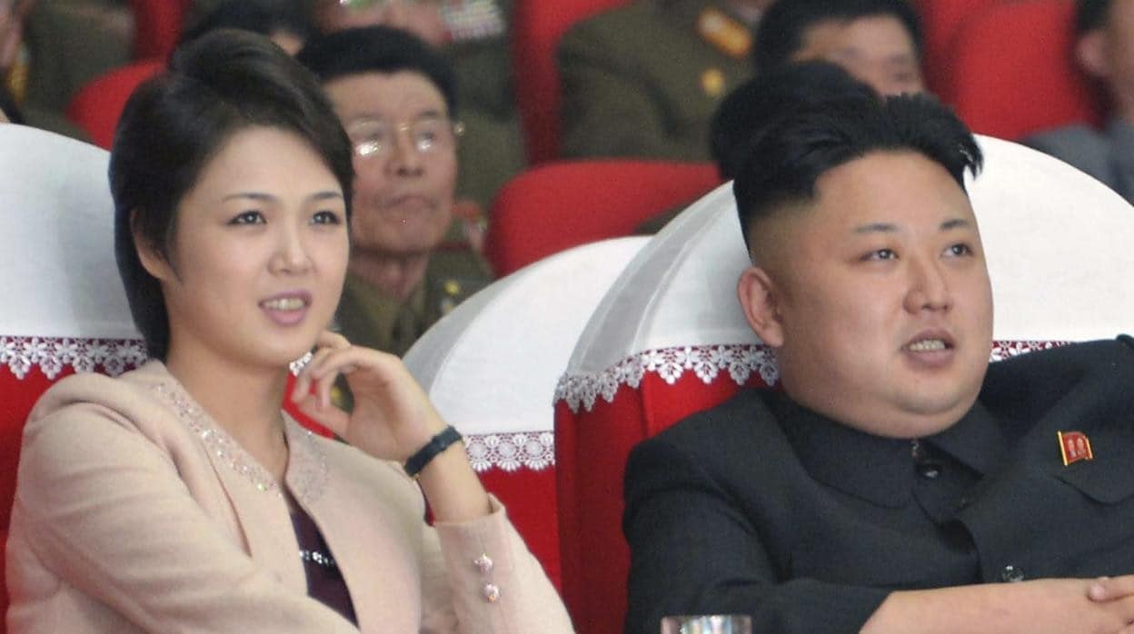 Kim Jong-un y Ri Sol Ju
