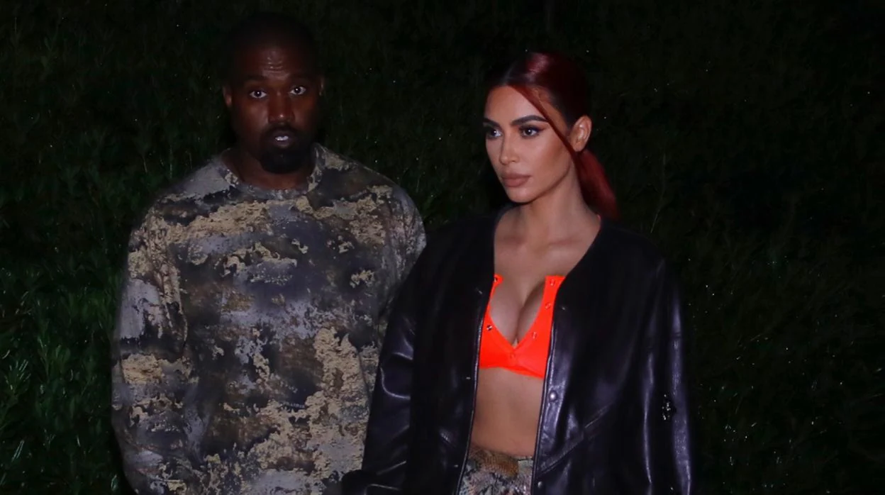 Kanye West y Kim Kardashian, el verano pasado, en la que es su última fotografía juntos