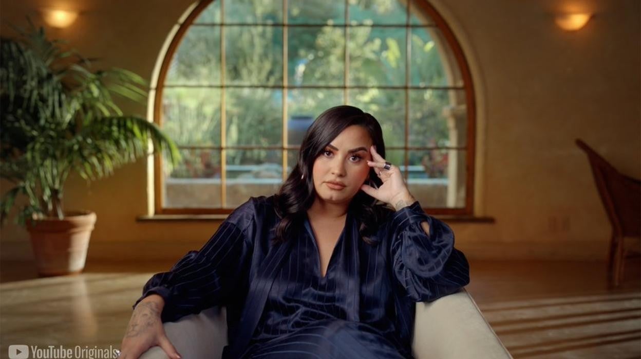 Demi Lovato en un momento del documental