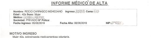 ABC publica el informe médico que demuestra que Rocío Carrasco tomó 39 pastillas para quitarse la vida