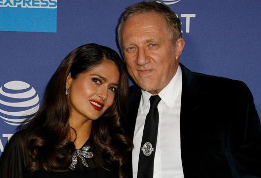 Salma Hayek y su marido François-Henri Pinault