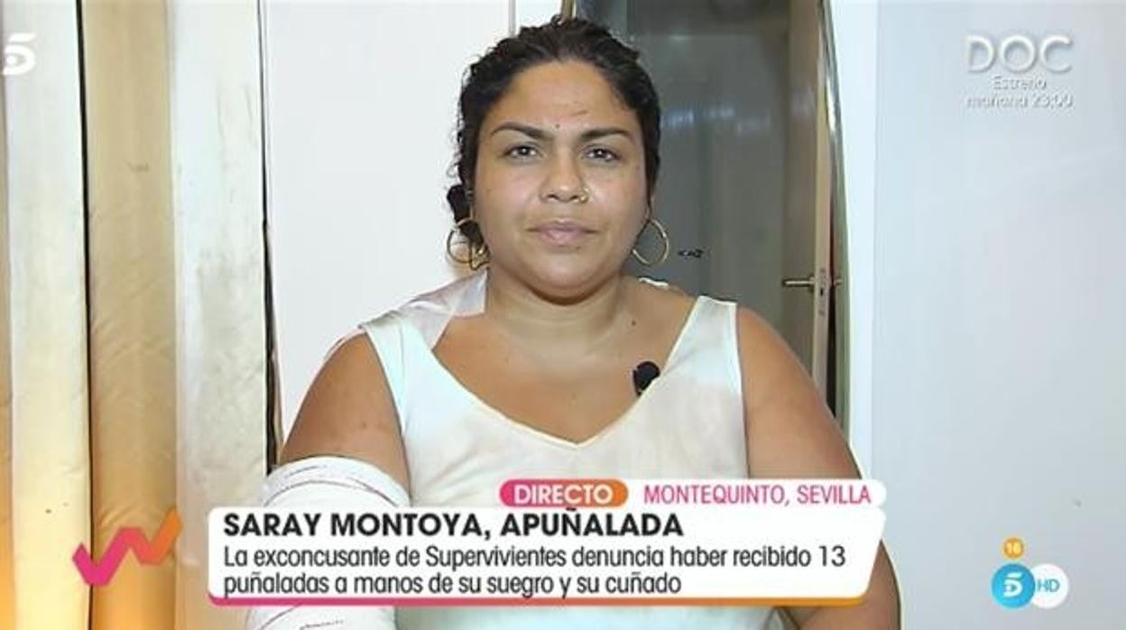 Saray Montoya en 'Viva la Vida' relata las agresiones que ha vivido por varios miembros de su familia