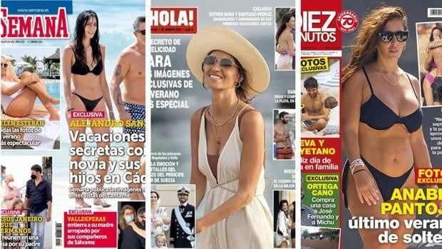 De las vacaciones secretas de Alejandro Sanz al verano más especial de Sara Carbonero