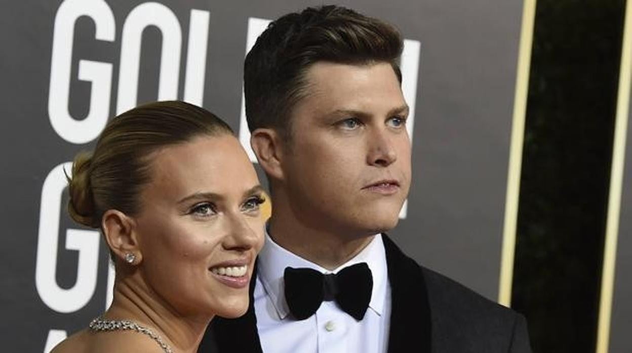 Scarlett Johansson y Colin Jost