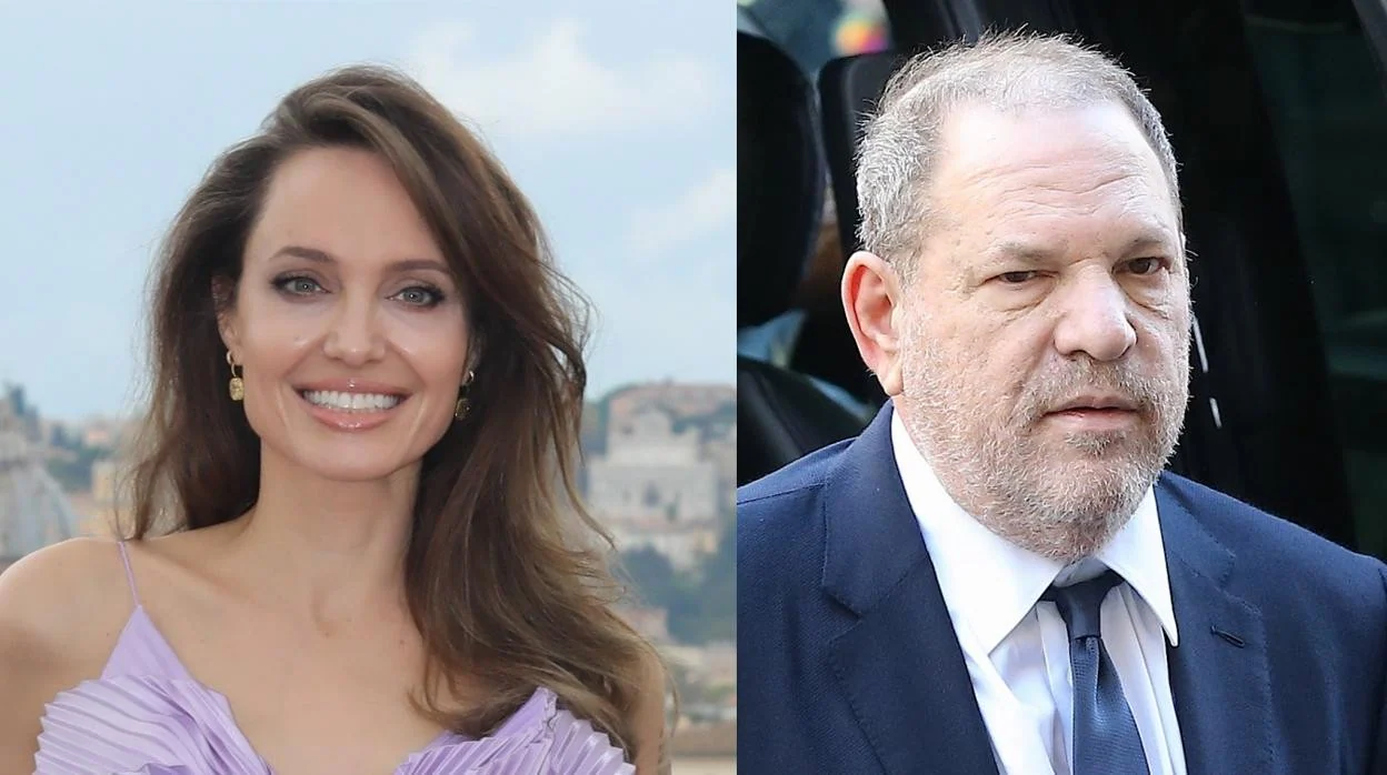 Angelina Jolie y Harvey Weinstein