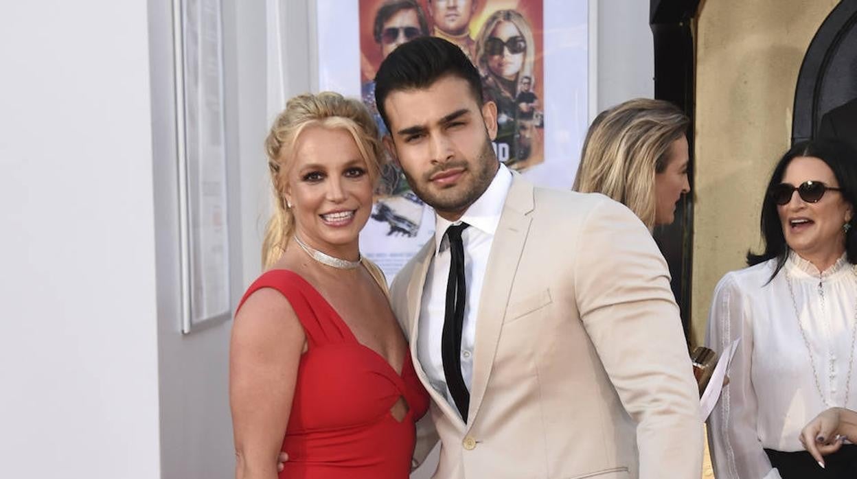 Britney Spears y su prometido Sam Asghari