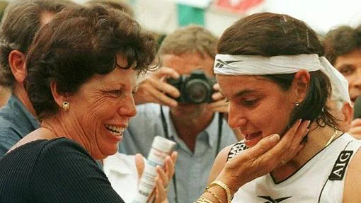 Marisa Vicario y su hija Arantxa Sánchez Vicario es sus tiempos de glorias deportivas