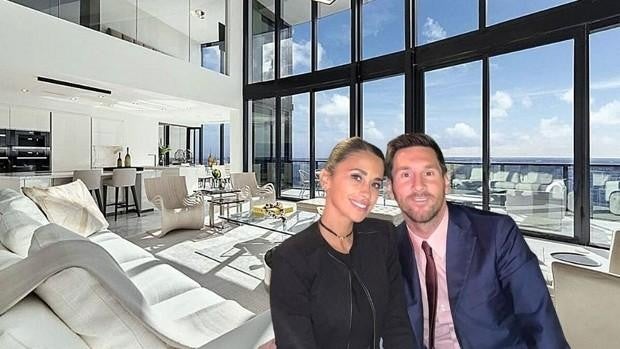 Mira el apartamento que vende Messi en Miami que hasta te sube el coche al salón