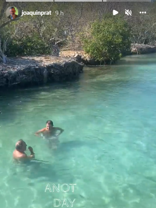 ¿Quién no querría estar ahora mismo bañándose en esas aguas?