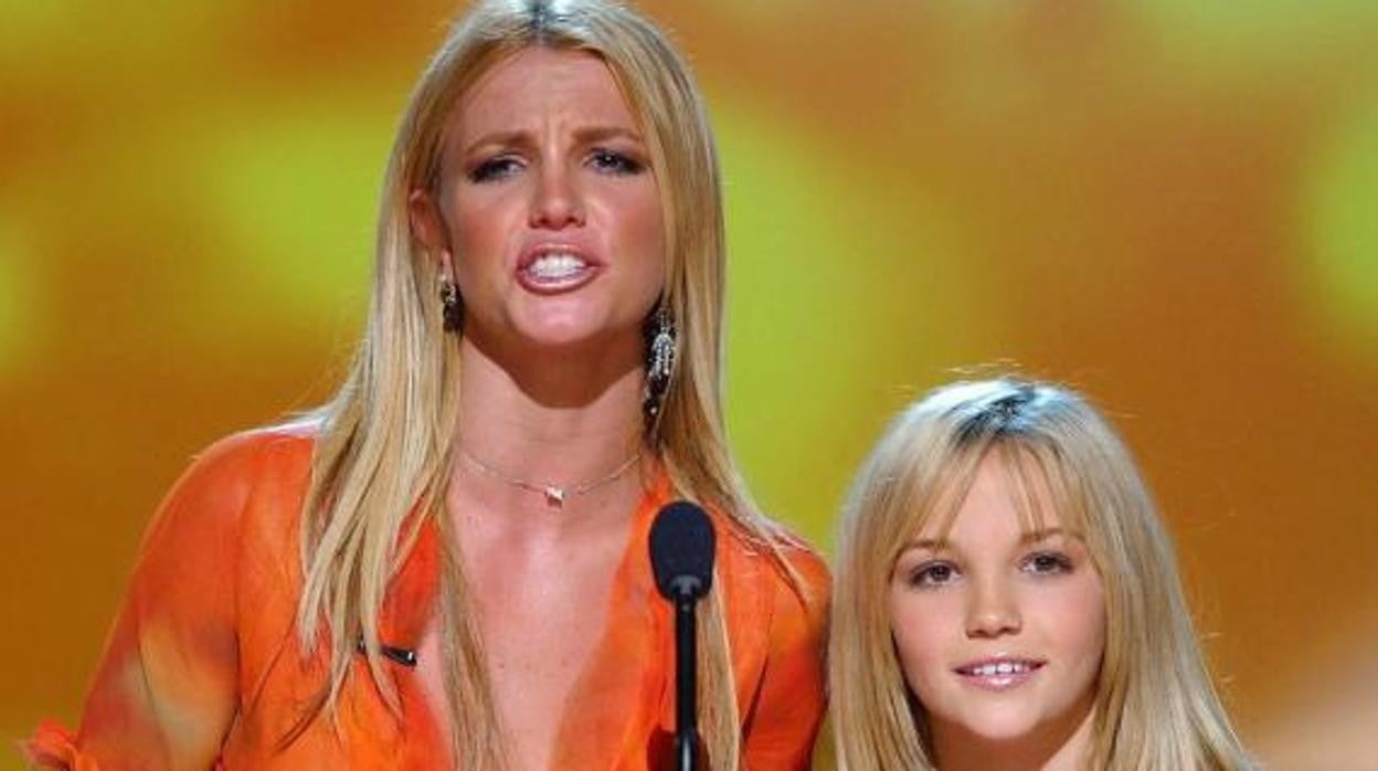 Britney Spears Jamie y Lynn Spears en una imagen de 2002