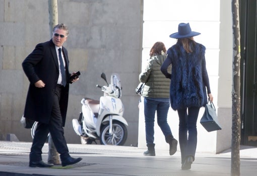 La pareja disfruta de las calles de Madrid