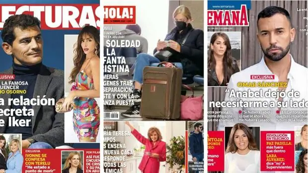 De la relación secreta de Iker Casillas al viaje solitario de la Infanta Cristina