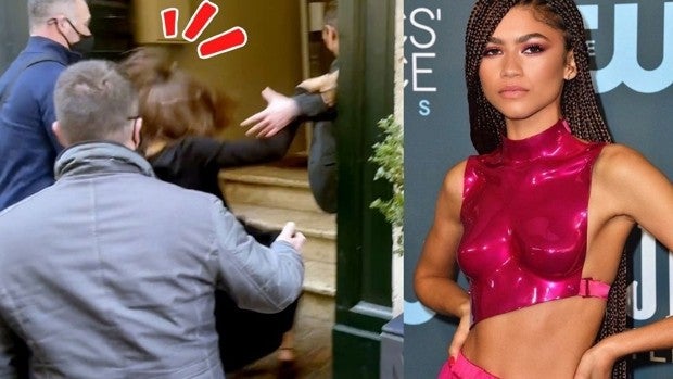 Esta es la inesperada reacción de Zendaya a su caída en Roma