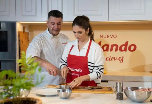 Con el chef Iván Sáez, en las jornadas gastronómicas de Orlando