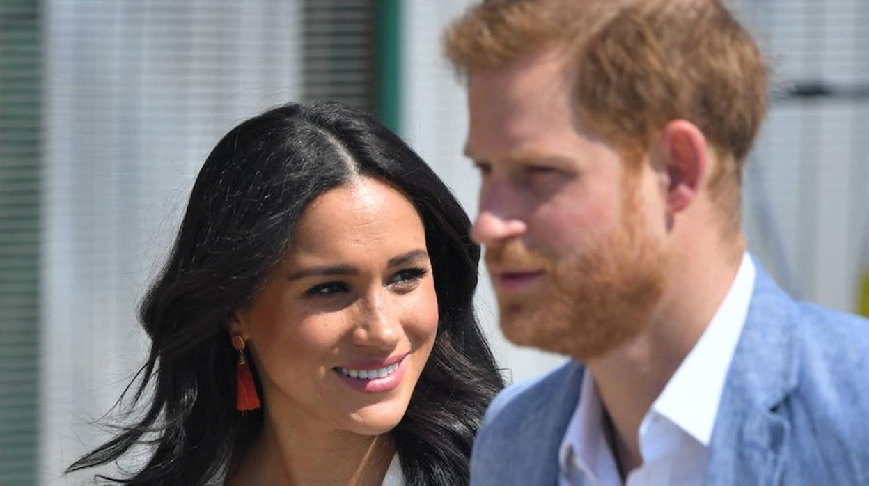 Príncipe Harry y su mujer Meghan Markle