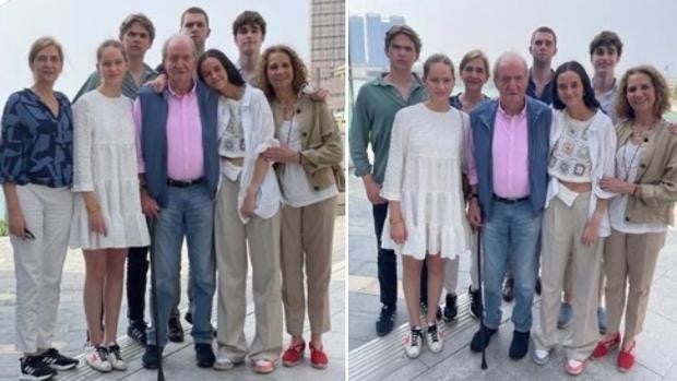 La nueva foto de Don Juan Carlos con sus hijas y nietos que acalla la polémica