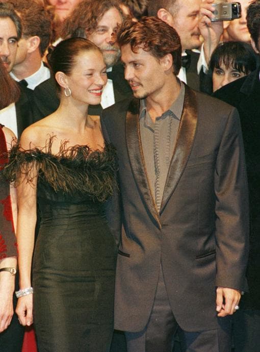 La expareja, en Cannes en 1998