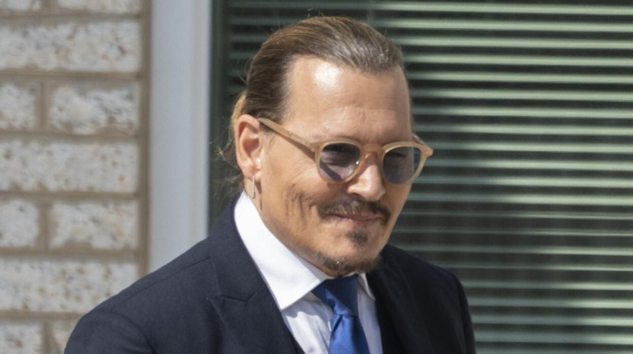 Johnny Depp, en una de las sesiones del juicio