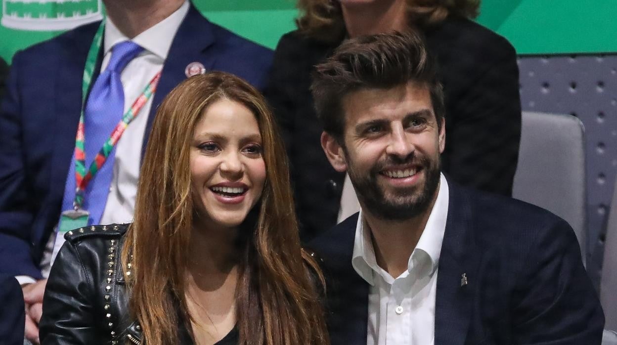 Shakira y Piqué, durante la Copa Davis en 2019