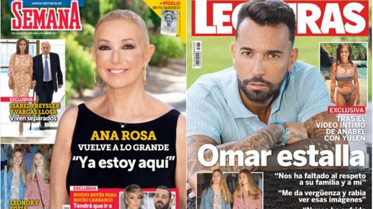 Revistas del corazón de este miércoles