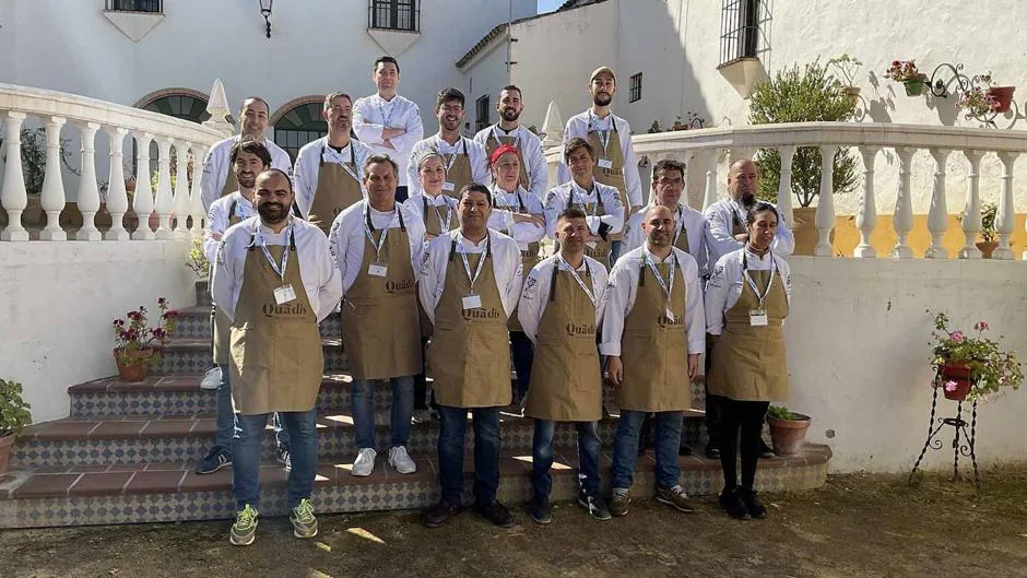 Los participantes en el Chef Sierra de Cádiz