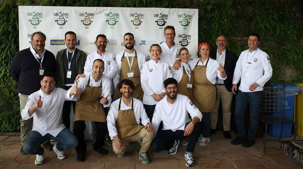 Los finalistas y el jurado de Chef Sierra de Cádiz 2022