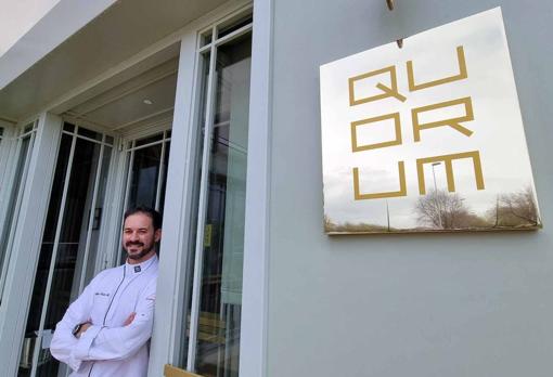 Alejandro Sánchez es el jefe de cocina de Quorum