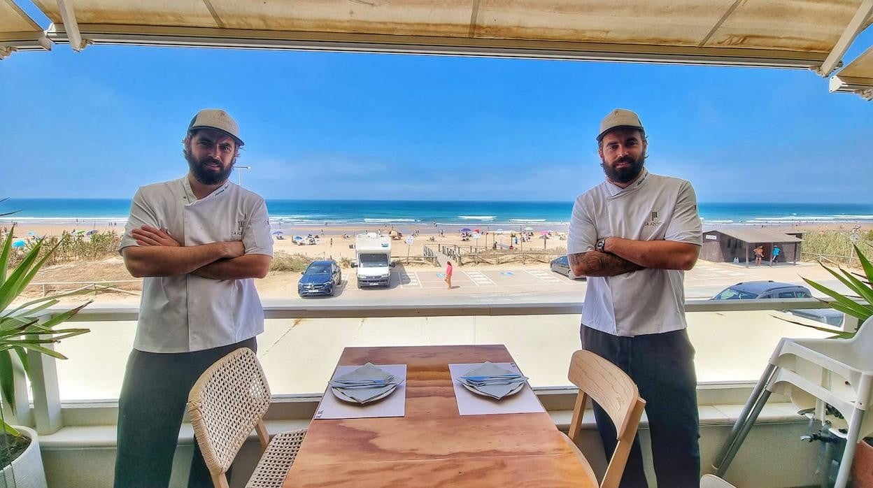 Alberto y Cristian Ponce, en su restaurante, La Azotea