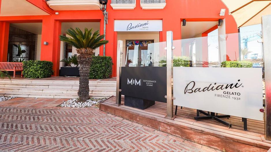 La heladería Badiani está en el Hotel MIM de Sotogrande, en San Roque