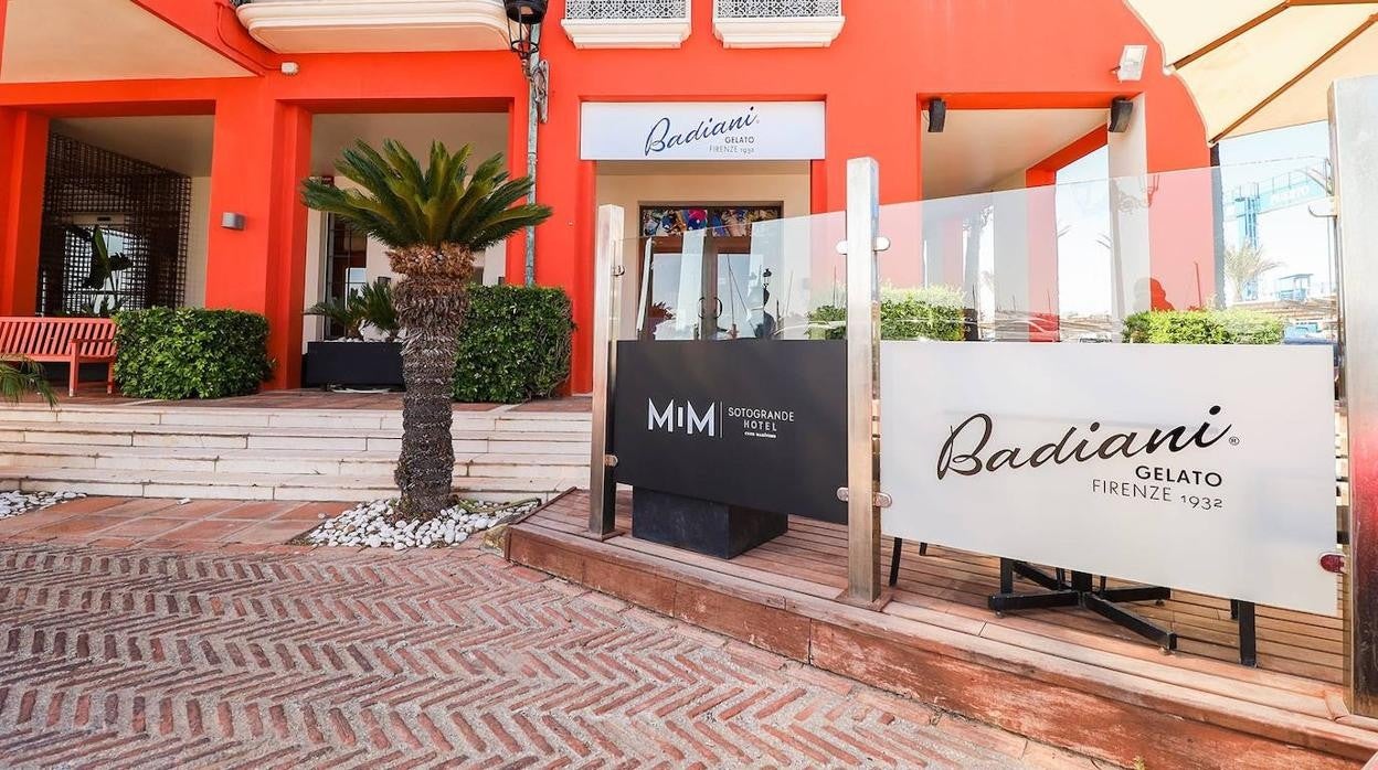 La heladería Badiani está en el Hotel MIM de Sotogrande, en San Roque