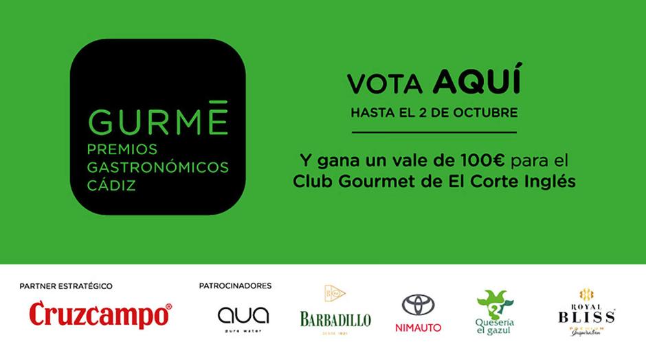 El día 19 se abren las votaciones para los Premios Gurmé Cádiz 2022